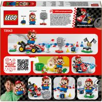 LEGO 72043 Mario Kart con Kart Standard e 3 Personaggi - LEGO, Super Mario