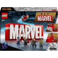 LEGO 76313 Logo e Minifigure Marvel con Supereroi - LEGO, Marvel