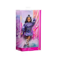 Barbie Fashionista Deluxe Metallic Mora con Vestito Azzurro - Barbie