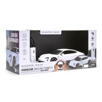Porsche Taycan Turbo S RC con luci LED E ricarica,  scala 1:20 - Sharper Image