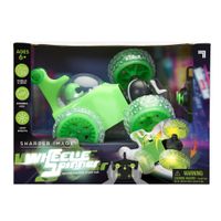 Auto acrobatica RC Wheelie Spinner, con LED Luminosi - Sharper Image