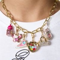 Collana in Oro con Ciondolo, Charm Squad - FAO Schwarz