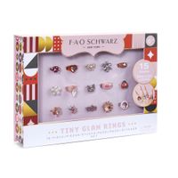 Set di 15 anelli Tiny Glam - FAO Schwarz
