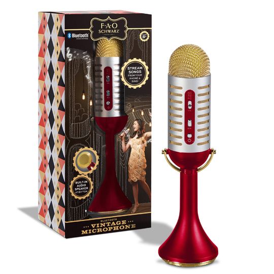 Microfono Musicale Bluetooth Vintage - FAO Schwarz