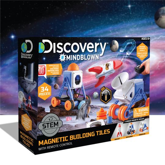 Set costruzioni magnetiche con telecomando - Discovery Mindblown