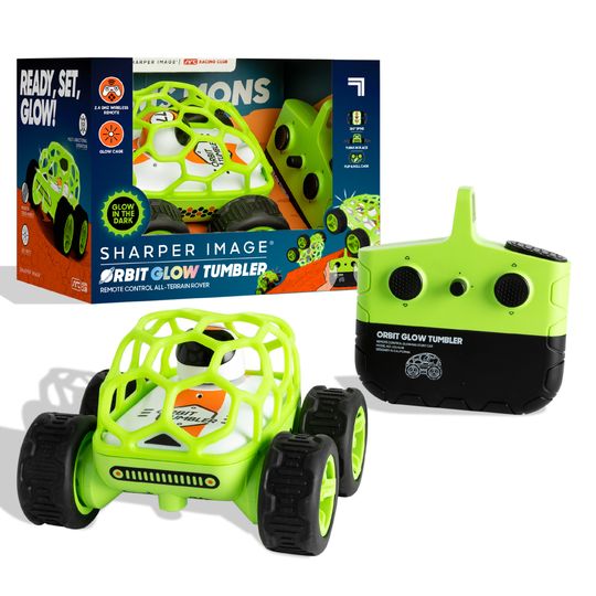 Macchina radiocomandata Orbit Tumbler Glow in the Dark Sharper Image - Sharper Image