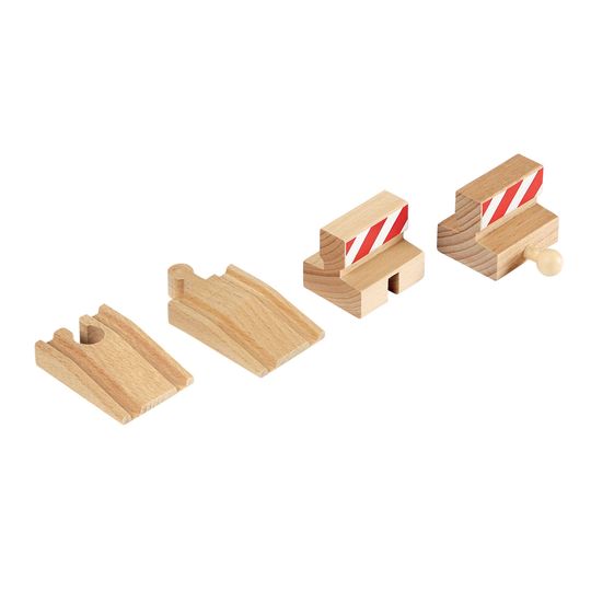 Brio ferrovia rampa e stop,set da 4 pezzi - Brio