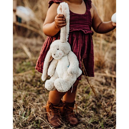 Peluche Little Nibble Cream Bunny 30 cm - Bunnies By The Bay