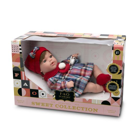 Bambola Red Elegance Sweet Collection 33 cm - FAO Schwarz