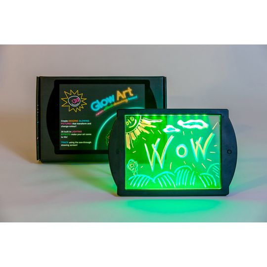 Glow Art, Tavoletta magica luminosa, Nero - Marvin's Magic