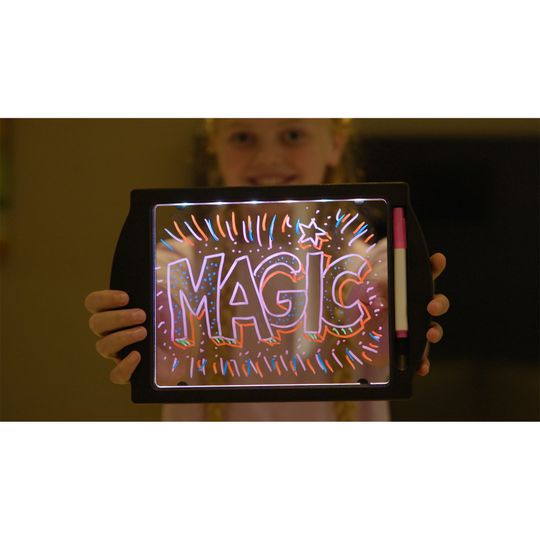Glow Art, Tavoletta magica luminosa, Nero - Marvin's Magic