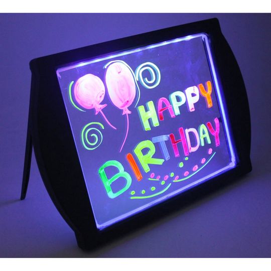 Glow Art, Tavoletta magica luminosa, Nero - Marvin's Magic
