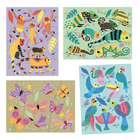 Kit artistico Coloured jungle - Djeco