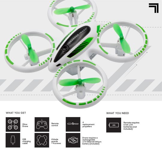 Drone Stunt Glow con LED Sharper Image - Sharper Image