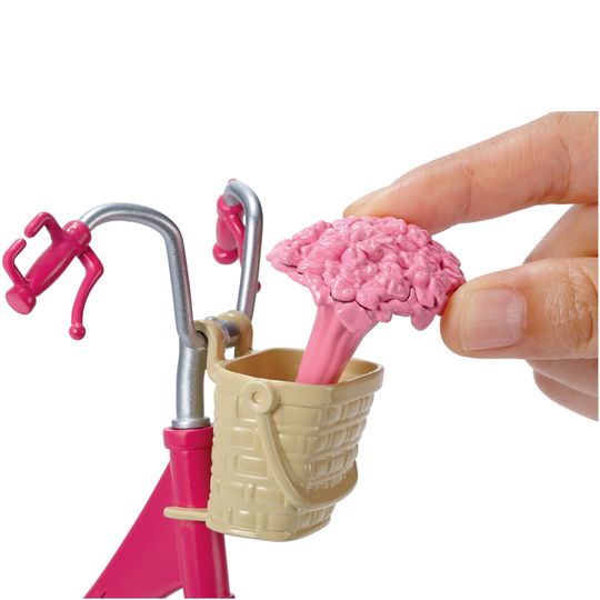 Barbie Bicicletta con Casco e Accessori - Barbie