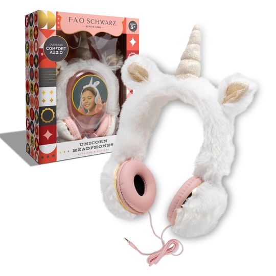 Cuffie di peluche Unicorno - FAO Schwarz