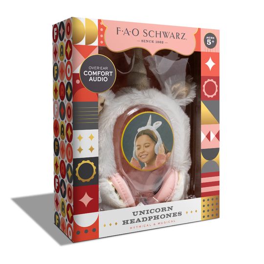 Cuffie di peluche Unicorno - FAO Schwarz