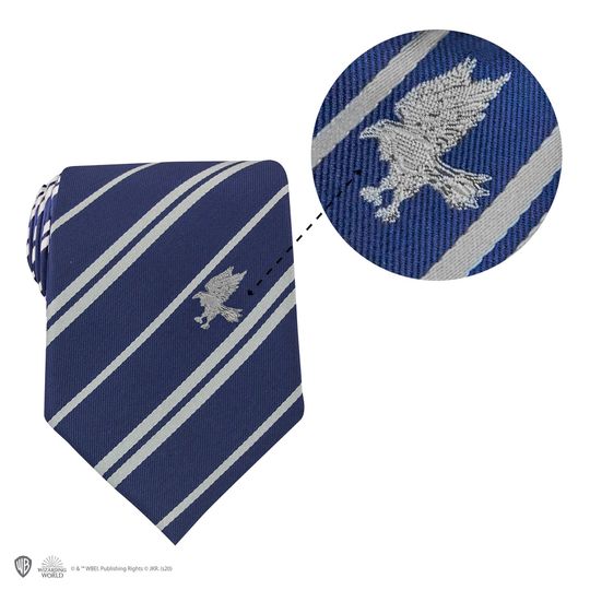 Cravatta deluxe Corvonero con spilla - Harry Potter