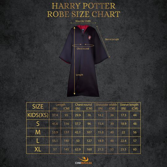 Abito da Stregone per ragazzi e adulti Grifondoro - Harry Potter