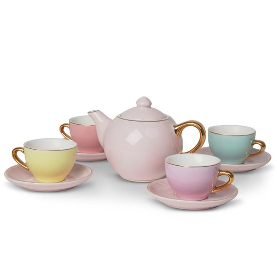 Set da the di ceramica da 9 pezzi - FAO Schwarz