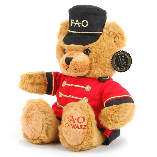 Orsetto di peluche con uniforme nella Mini Bag 16 cm - FAO Schwarz