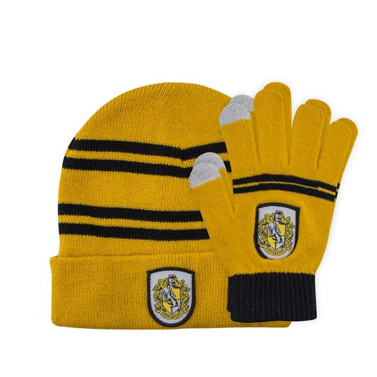 Set berretto + guanti per bambini Tassorosso - Harry Potter