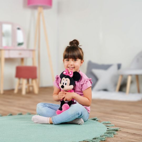 Peluche minnie abito fucsia 35 cm - Disney
