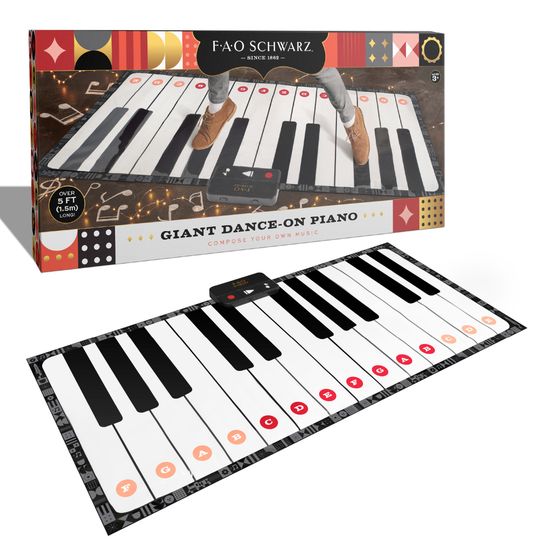 Tappeto musicale Giant Dance on Piano Mat - FAO Schwarz