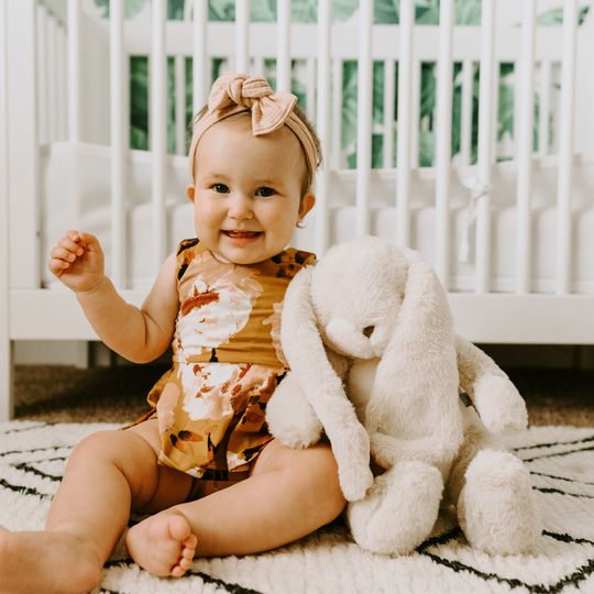 Peluche Sweet Nibble Cream Bunny 40 cm - Bunnies By The Bay