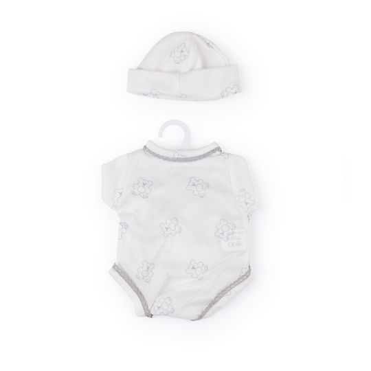 Body bianco con fantasia orsetti e cappellino per My FAO Doll 40 cm - FAO Schwarz