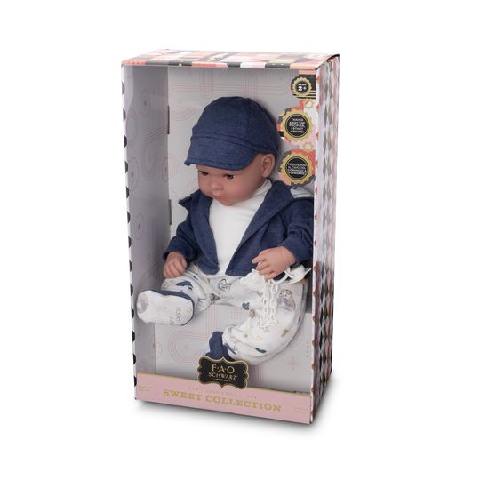 Bambola Blue Dress Sweet Collection 45 cm - FAO Schwarz