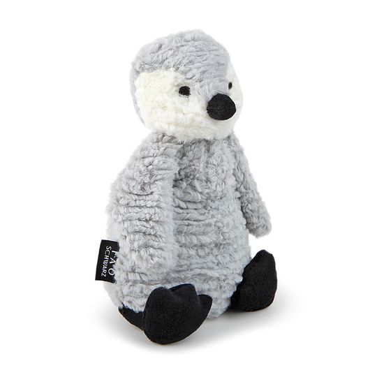 Pinguino di peluche a strisce testurizzate 30,5 cm - FAO Schwarz