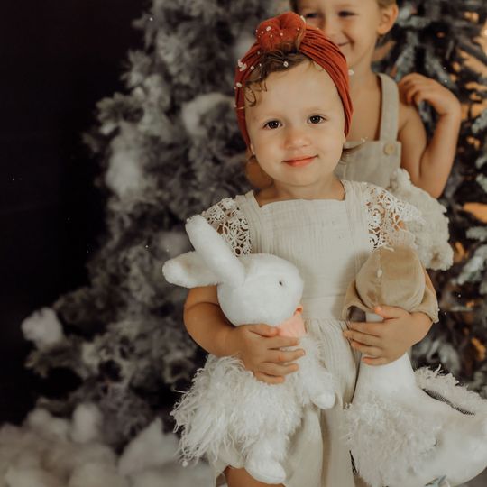 Peluche Aurora Angora Rabbit - Bunnies By The Bay