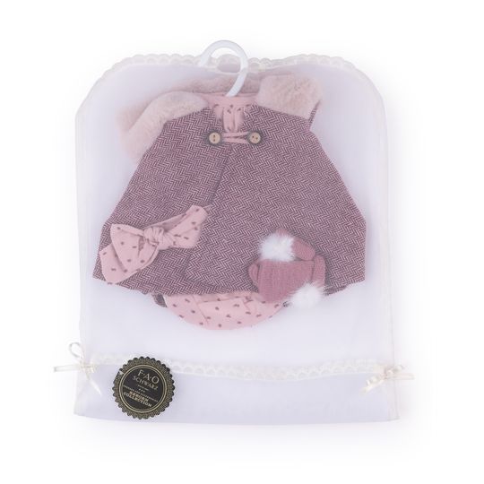 Vestitino con coulotte e mantella per My FAO Doll 40 cm - FAO Schwarz