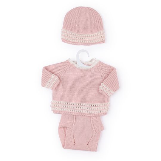 Completino in tricot con cappellino per My FAO Doll 40 cm - FAO Schwarz
