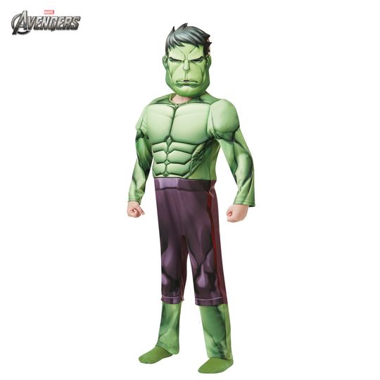 Costume Hulk Con Muscoli Avengers da 3 a 8 anni - Marvel