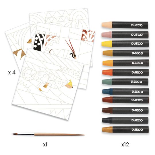 Kit creativo per dipingere Desert - Djeco