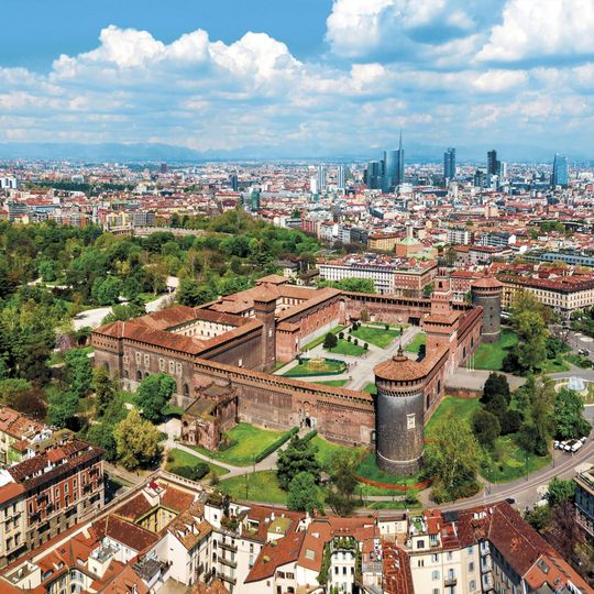 Puzzle 250 pezzi Frame Me Up  Castello Sforzesco - Clementoni