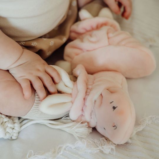 Pantofoline Blossom Bunny Hoppy Feet Slippers 0-6 mesi - Bunnies By The Bay