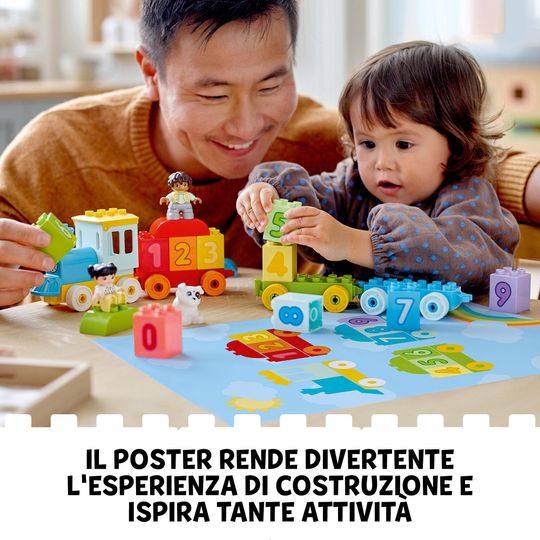 LEGO DUPLO My First Treno dei Numeri Giocattolo - Impariamo a Contare, 10954 - LEGO