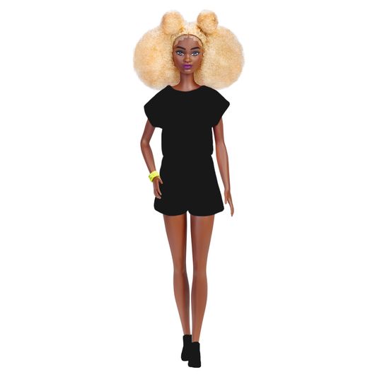 Barbie Styled By You con capelli biondi afro - Barbie