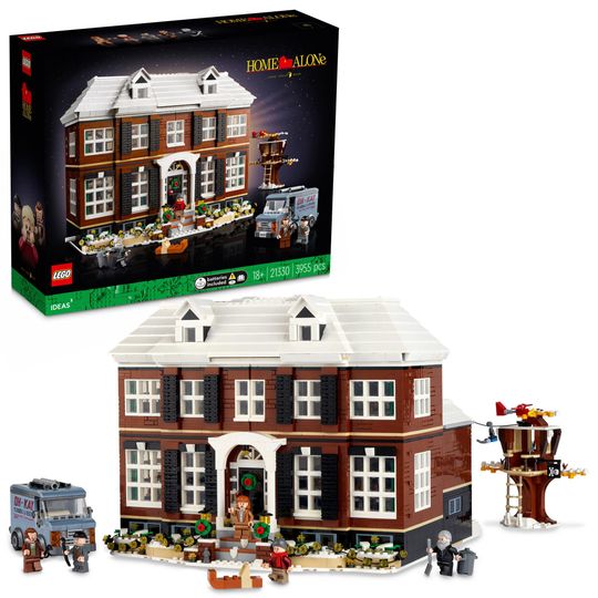 LEGO Ideas Mamma ho perso l'aereo, casa di Kevin Mccallister, con 5 minifigure, 21330 - LEGO