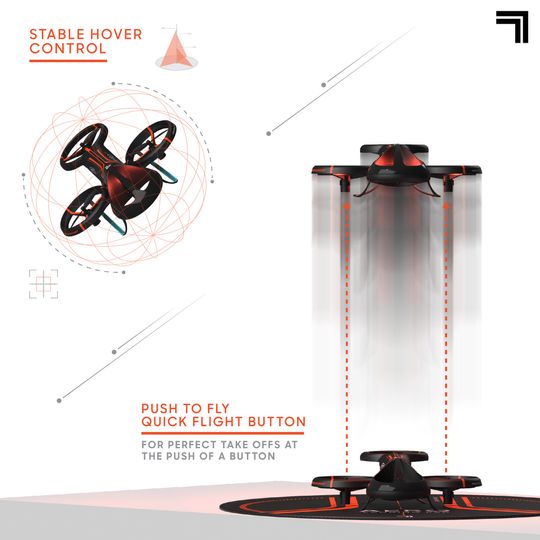 Quadricottero radiocomandato Aero Drone - Sharper Image
