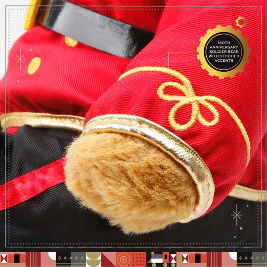 Orsetto soldato di peluche Anniversario 30 cm - FAO Schwarz
