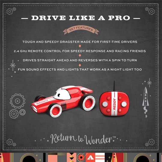 Macchinina radiocomandata Reddy Racer Dragster - FAO Schwarz