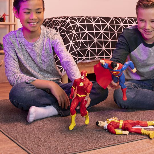 Personaggio Flash 30 cm con decorazioni originali e 11 punti di articolazione - DC Comics