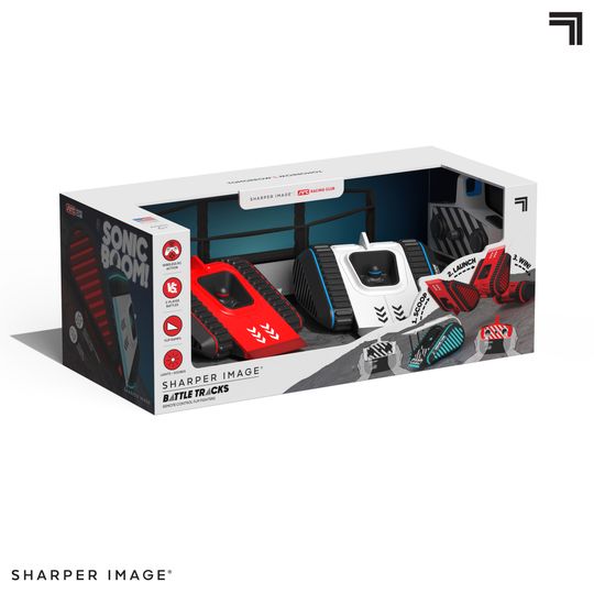 Set con 2 carri radiocomandati Battle Tracks - Sharper Image