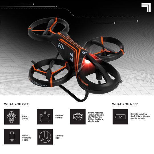 Quadricottero radiocomandato Aero Drone - Sharper Image
