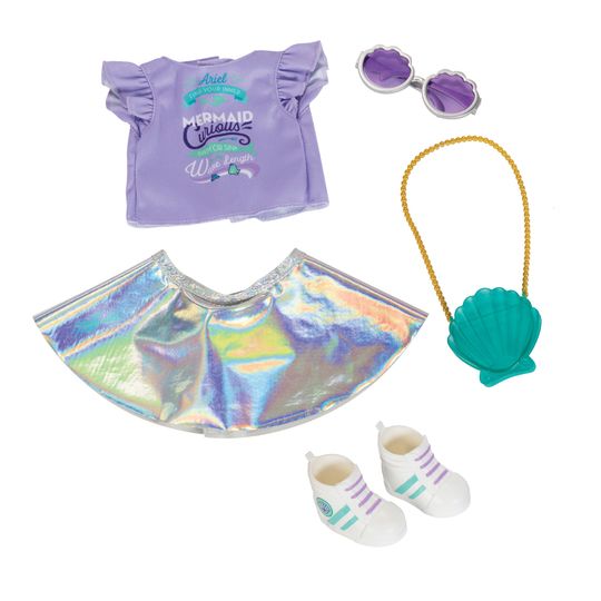 Fashion Pack ispirato ad Ariel con abiti e accessori per bambole ILY4EVER - Disney ILY4EVER