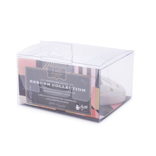 Espedrillas bianche con stelline per My FAO Doll 40cm - FAO Schwarz